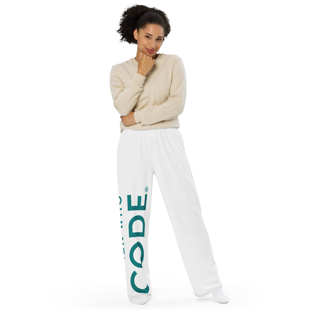 WWCode Vertical All-over print unisex wide-leg pants