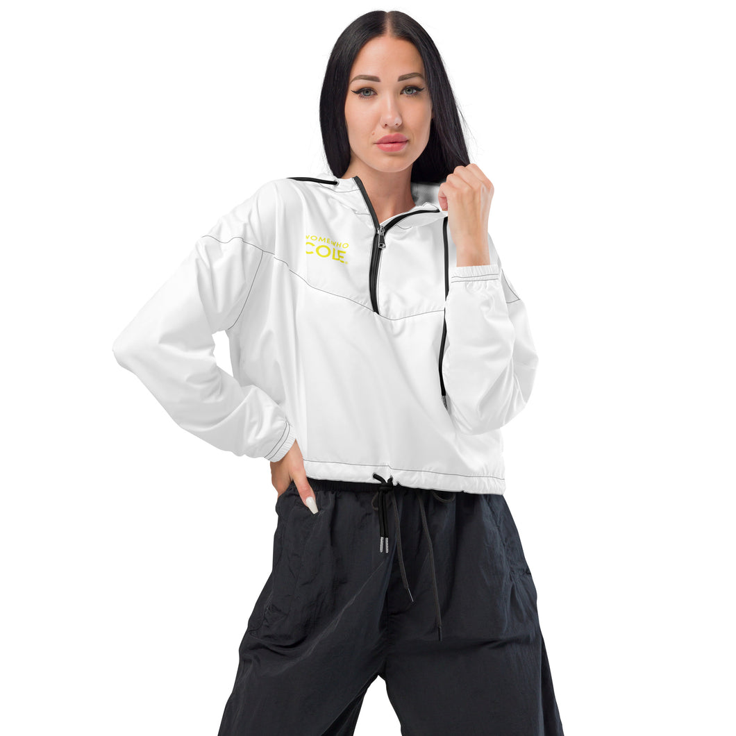 WWCode to the Finish Line Women’s cropped windbreaker