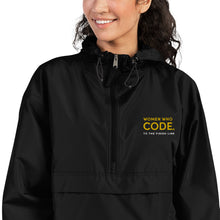 WWCode to the Finish Line Embroidered Champion Packable Jacket (Available outside of US)