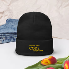 WWCode Raleigh-Durham Embroidered Beanie
