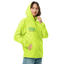 WWCode to the Finish Line Yellow Unisex lightweight zip up windbreaker