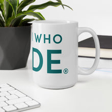 White glossy mug