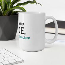 WWCode San Francisco White glossy mug